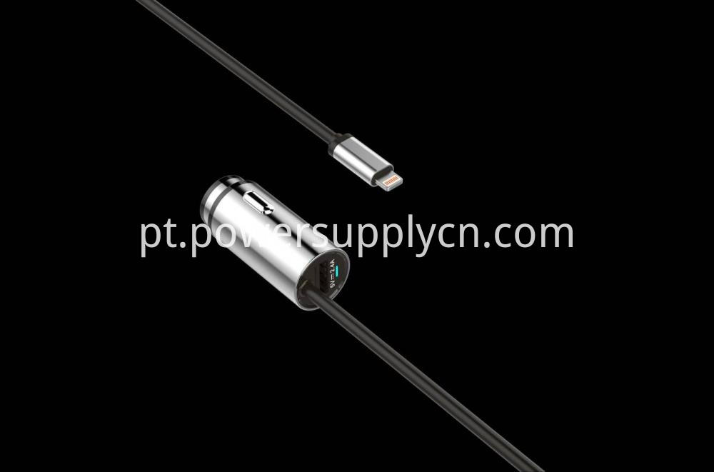 Qc3 0 1 Carregador de Isqueiro 18w Qc3 0 1 Usb Car Charger 18w